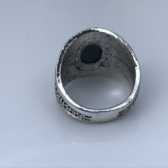 Men Ring Silver/Gold Tone Fashion Rings Unisex - Picture 4 of 8